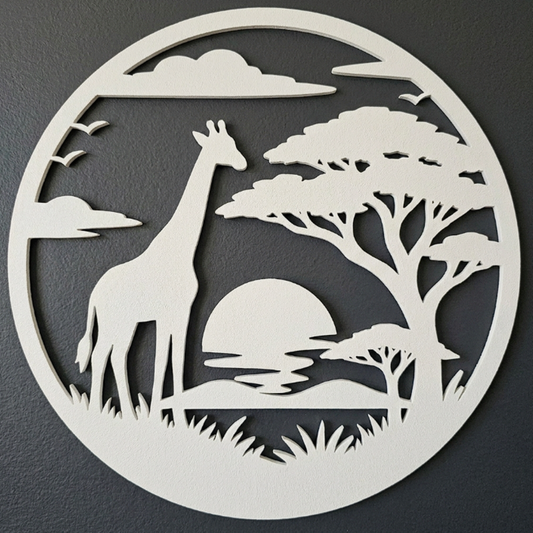 Giraffe Savannah Wall Art