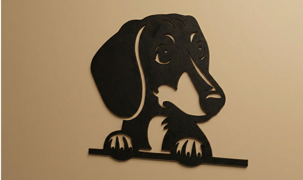 Dachshund Silhouette Wall Art