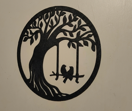 Love Bird Swing Wall Art