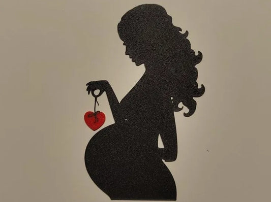 Pregnancy Silhouette Wall Art
