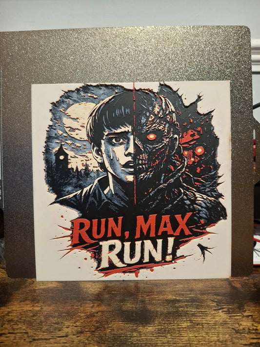 Run, Max, Run! Split-Face Poster Wall Art
