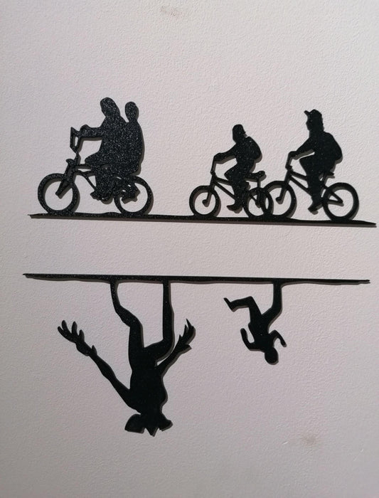 Cyclists on the Line Wall Art