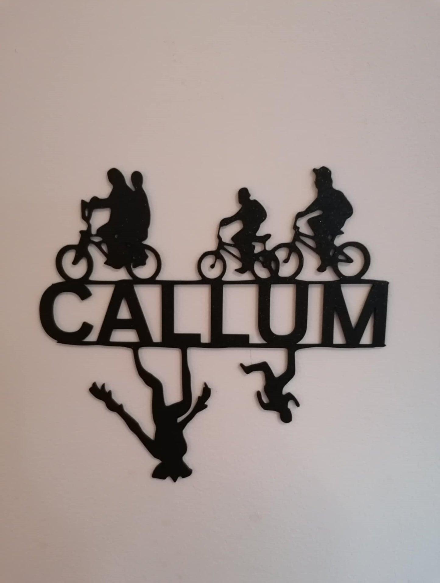 Cyclists on the Line Wall Art