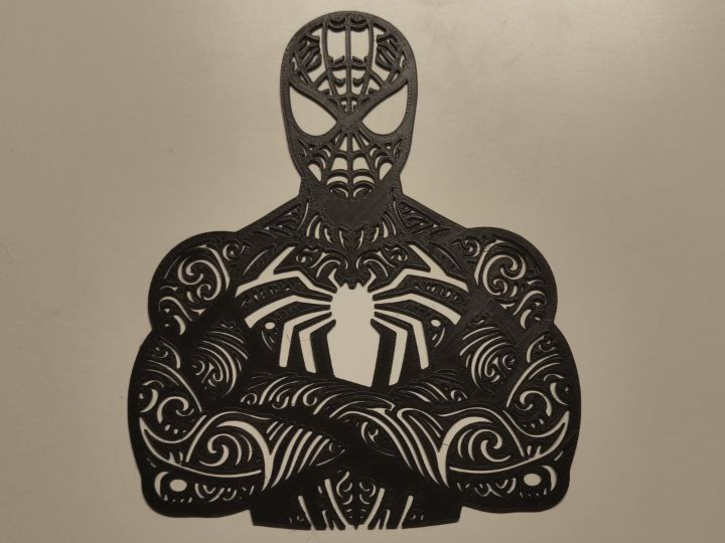 Tribal Spider-Man Silhouette Wall Art