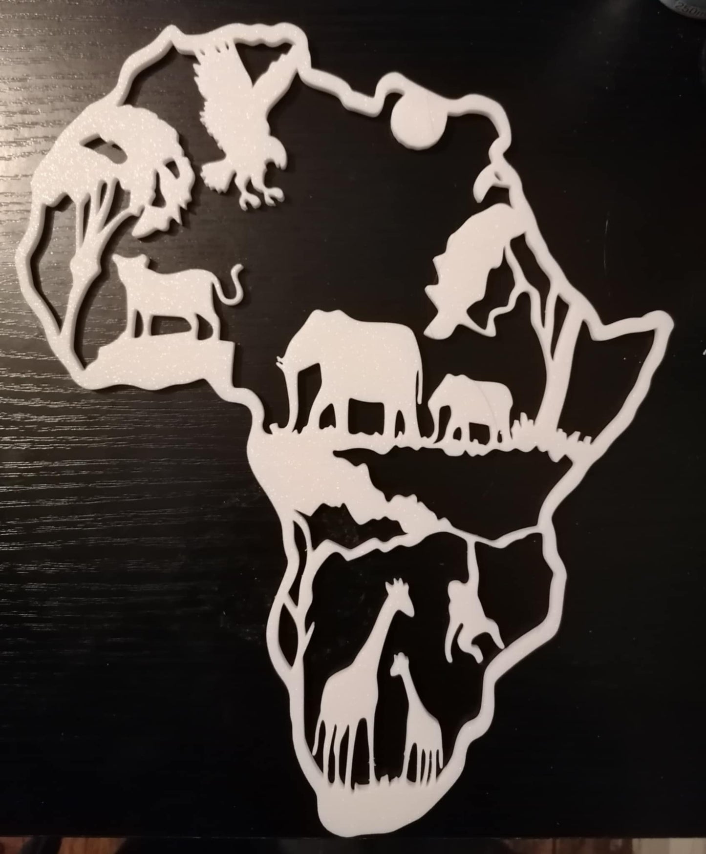 African Wildlife Continent Wall Art