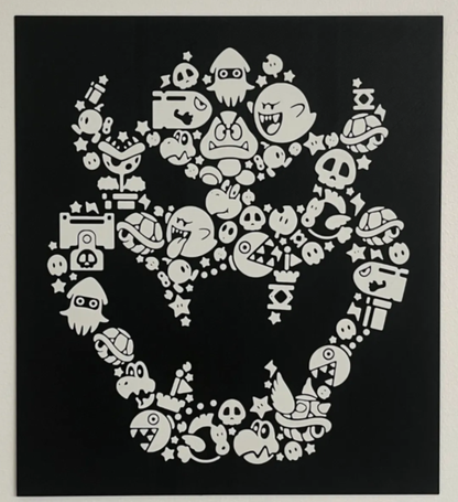 Bowser Wall Art