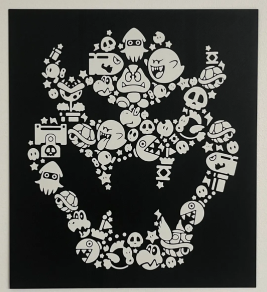 Bowser Wall Art