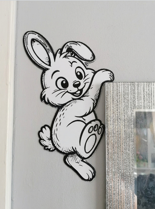 Bunny Corner Wall Art