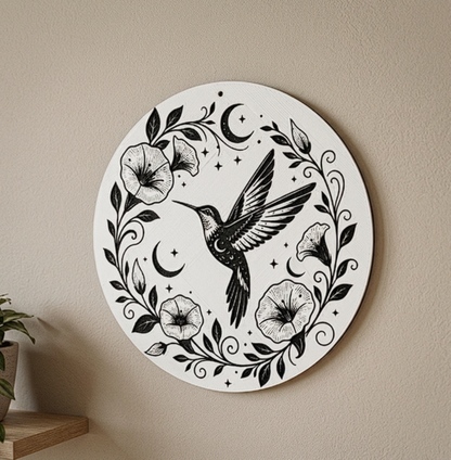 Celestial Hummingbird Wall Art