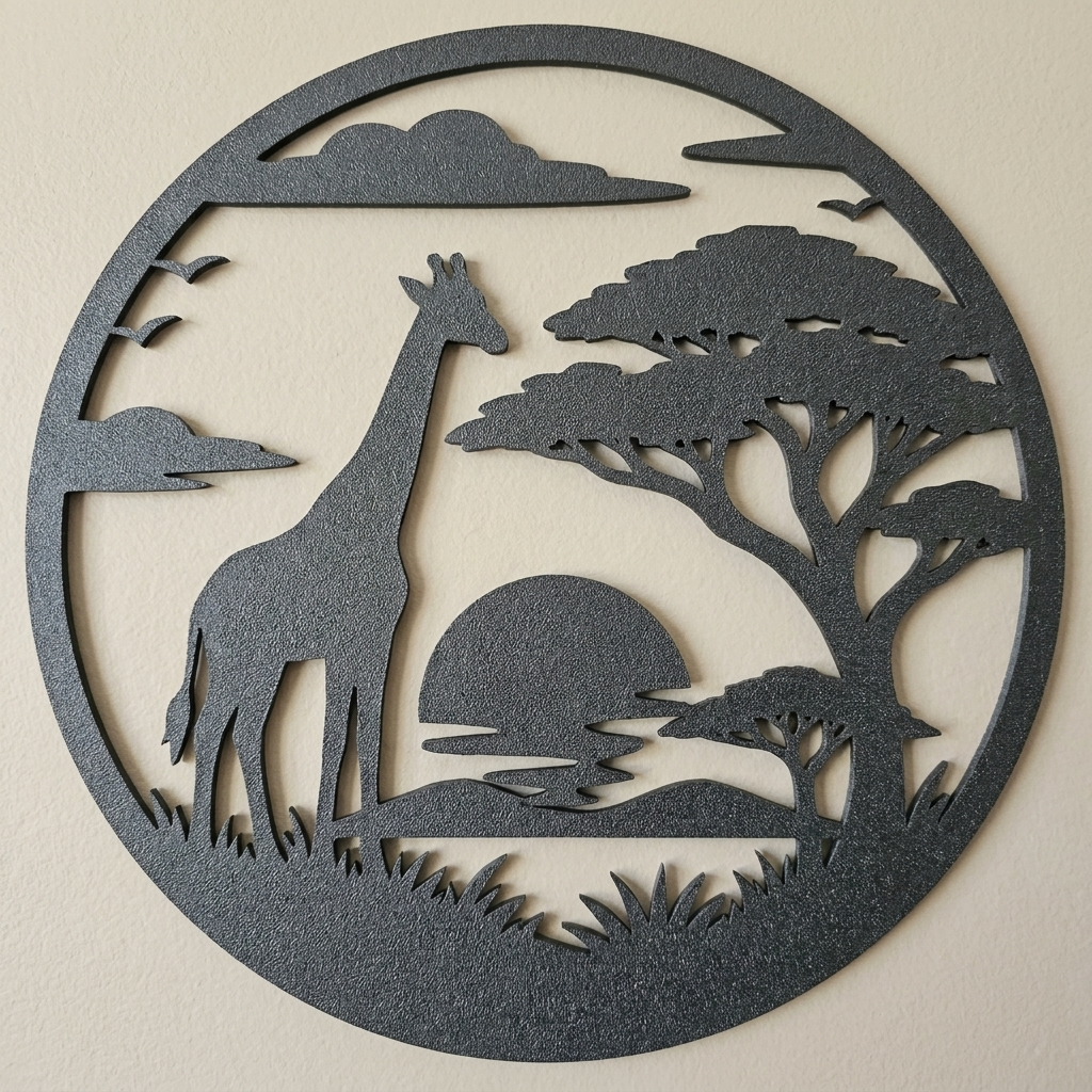 Giraffe Savannah Wall Art