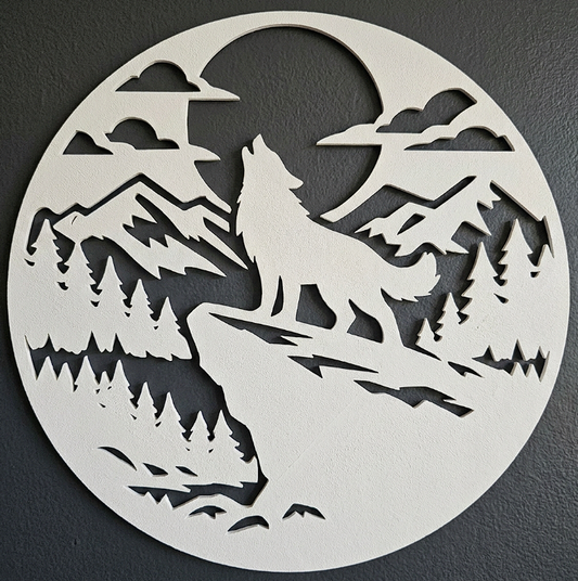 Wolf Moon Wall Art