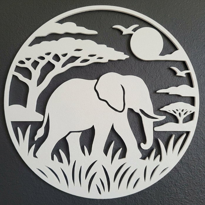 Elephant Savannah Wall Art