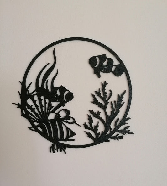 Clownfish‑Inspired Underwater Wall Art