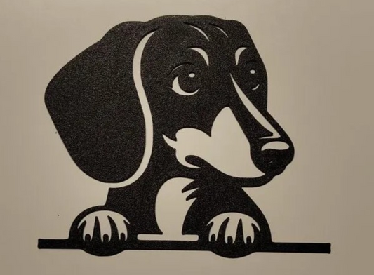 Dachshund Silhouette Wall Art