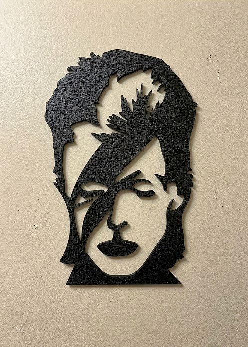 David Bowie Silhouette Wall Art