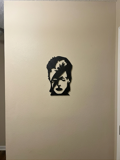 David Bowie Silhouette Wall Art