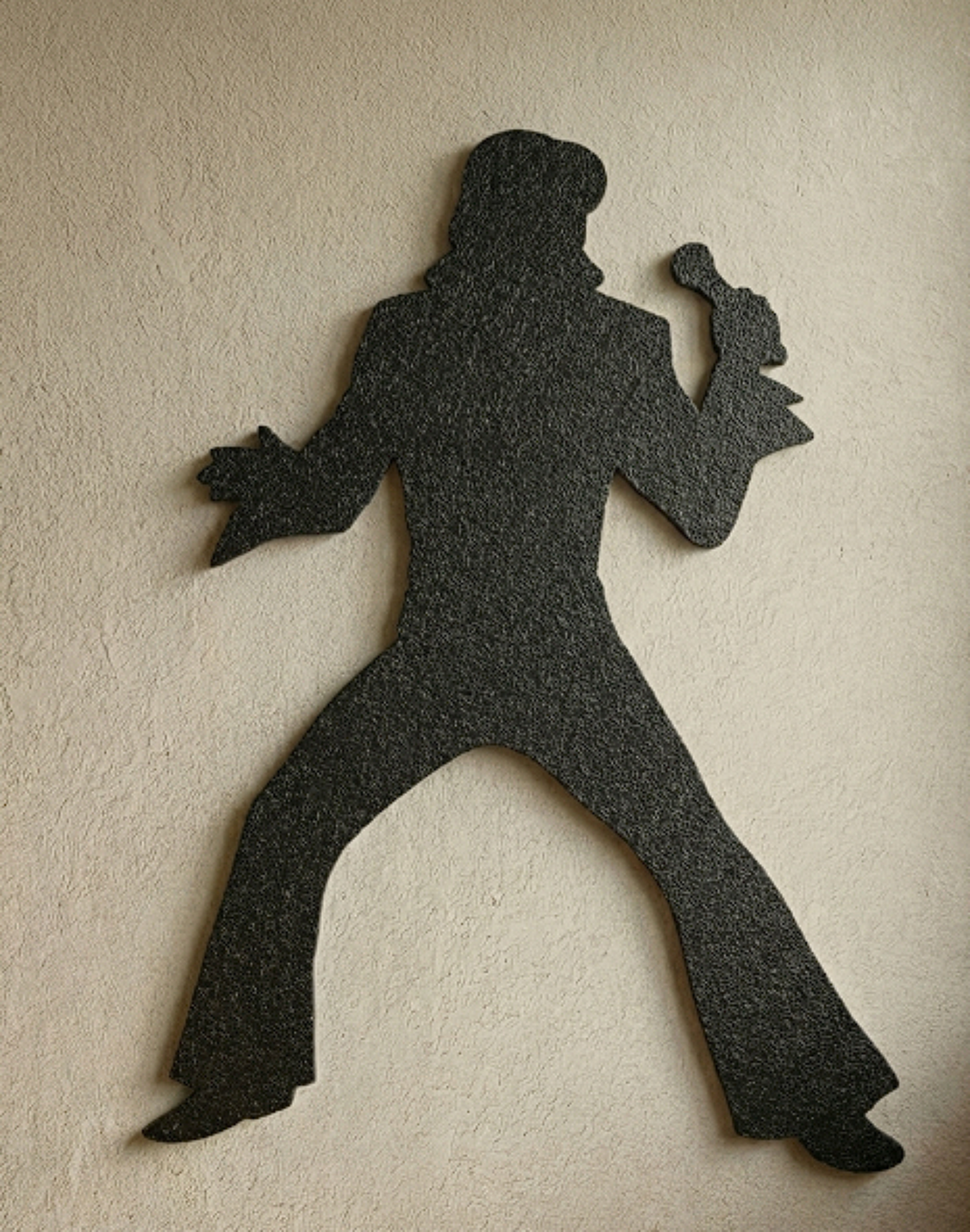 Elvis Inspired Silhouette Wall Art