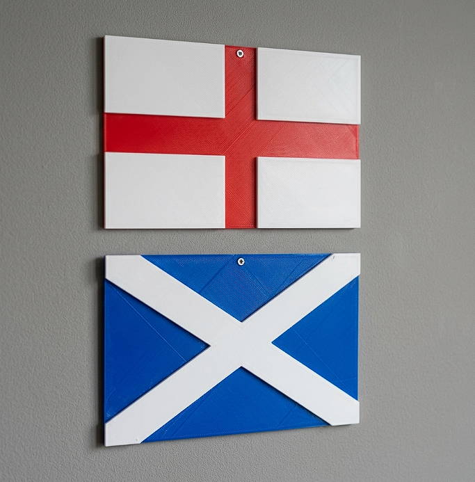 Custom World Cup Flag Plaque