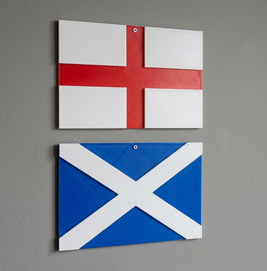 Custom World Cup Flag Plaque