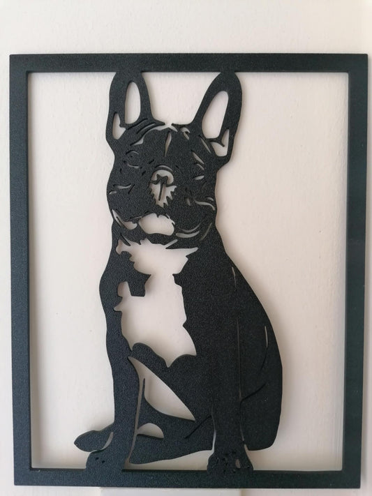 French Bulldog Silhouette Wall Art – Two Designs Available
