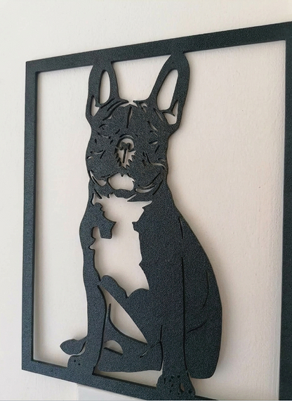 French Bulldog Silhouette Wall Art – Two Designs Available