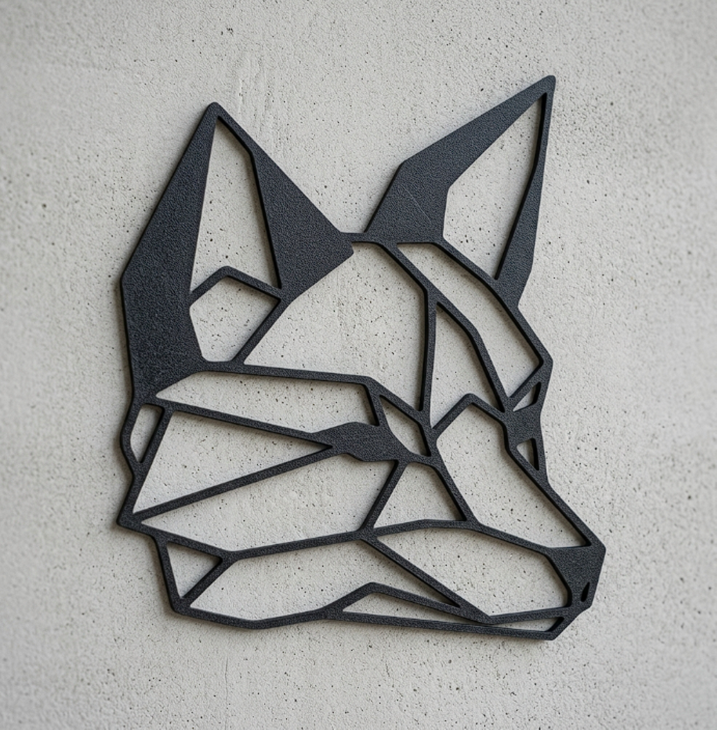 Geometric Fox Head Wall Art