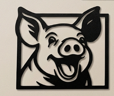 Happy Farmyard Faces Wall Art
