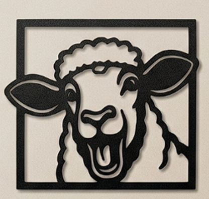 Happy Farmyard Faces Wall Art