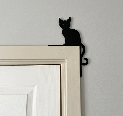 Kitten Silhouette Corner Wall Art