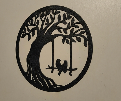 Love Bird Swing Wall Art