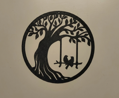 Love Bird Swing Wall Art