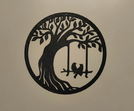 Love Bird Swing Wall Art