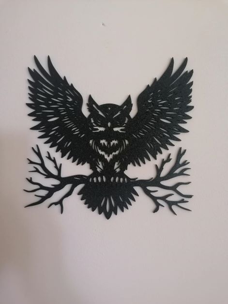 Owl Silhouette Wall Art