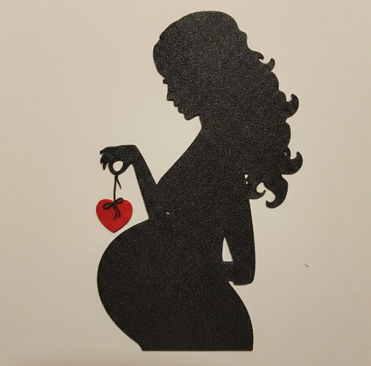Pregnancy Silhouette Wall Art
