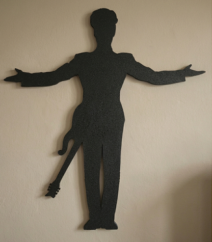 Prince Inspired Guitar Silhouette Wall Art