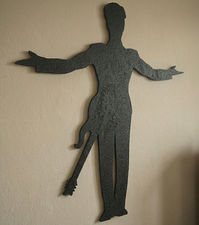 Prince Inspired Guitar Silhouette Wall Art