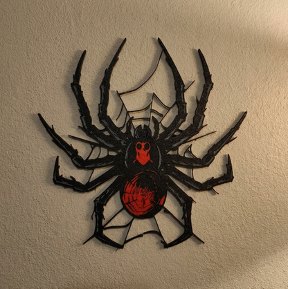 Spider Silhouette Wall Art