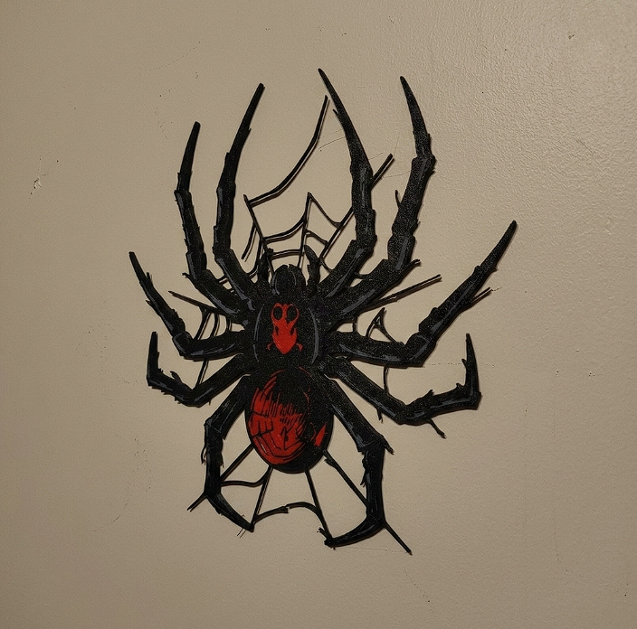 Spider Silhouette Wall Art