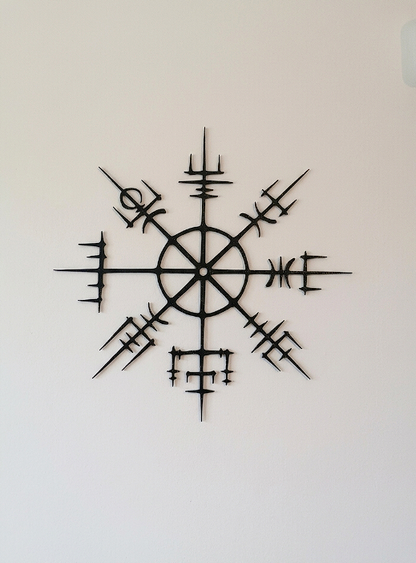 Vegvísir Viking Compass Wall Art