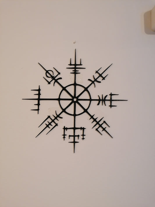 Vegvísir Viking Compass Wall Art