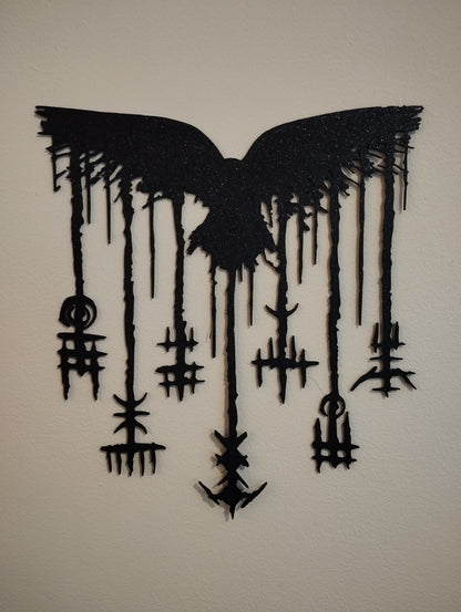Viking Raven Wall Art