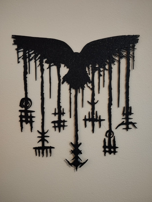 Viking Raven Wall Art