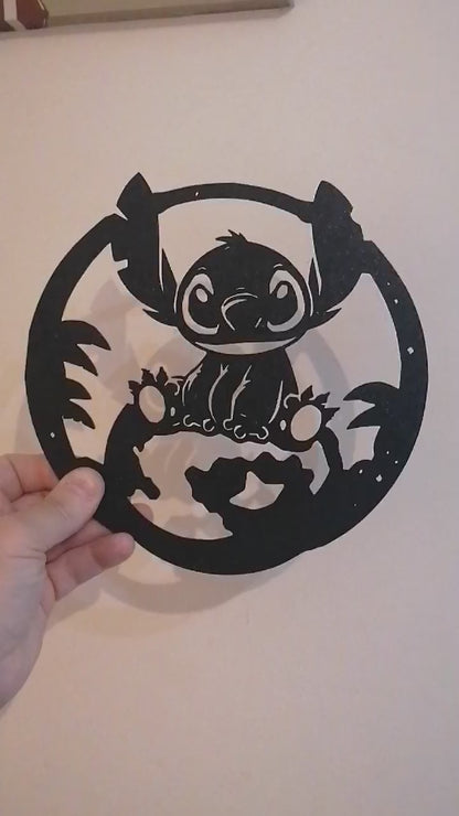 Stitch Silhouette Wall Art
