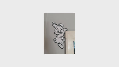 Bunny Corner Wall Art