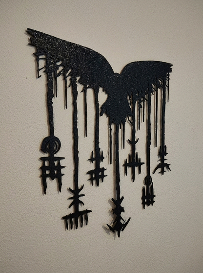 Viking Raven Wall Art